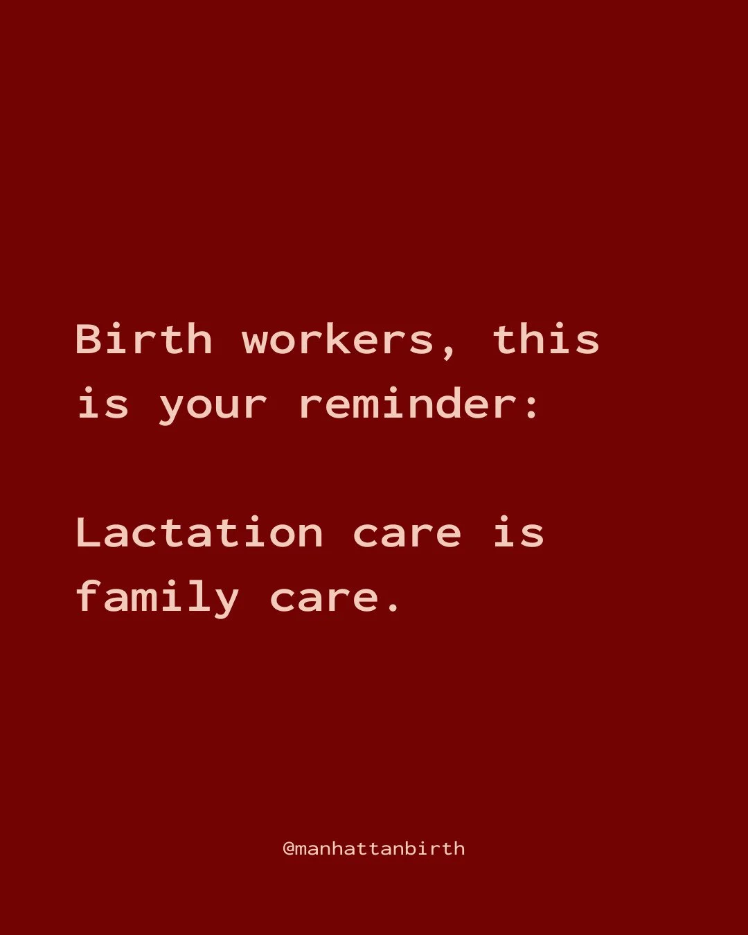 Birth workers&hellip; this is your gentle nudge. 👀❤️⁠
⁠
If you&rsquo;re ready to support *more than the latch* and step into truly integrative, whole-family lactation care, we saved you a seat.⁠
⁠
Spring 2026 ILFS with Manhattan Birth is enrolling n