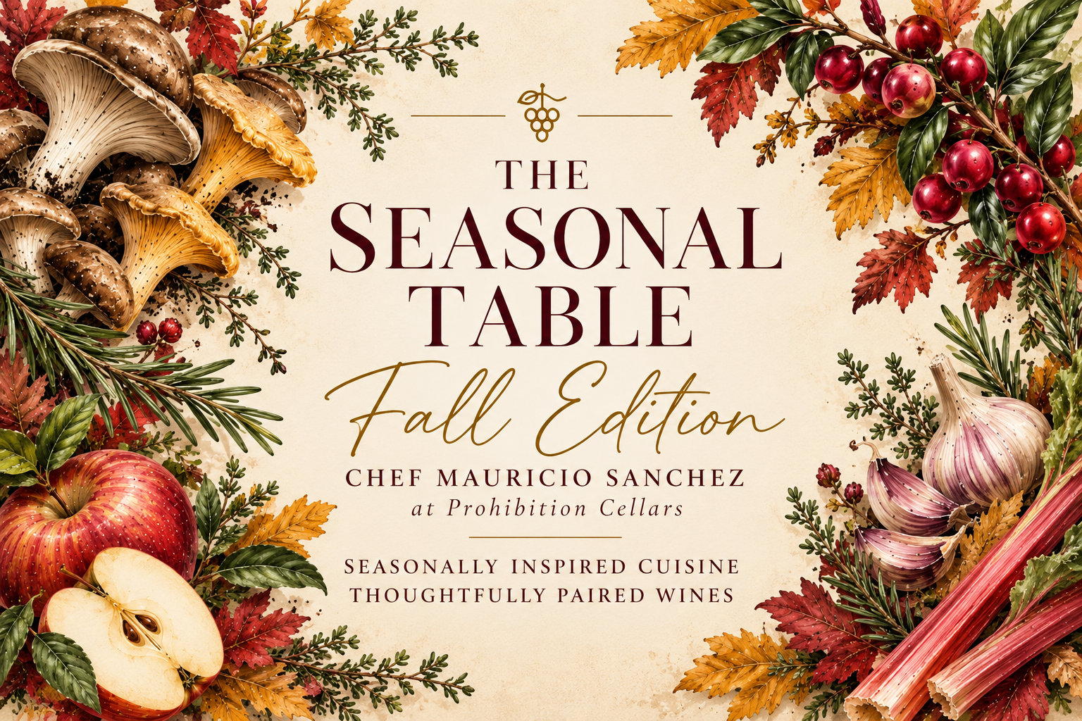 the seasonal table: Fall edition
