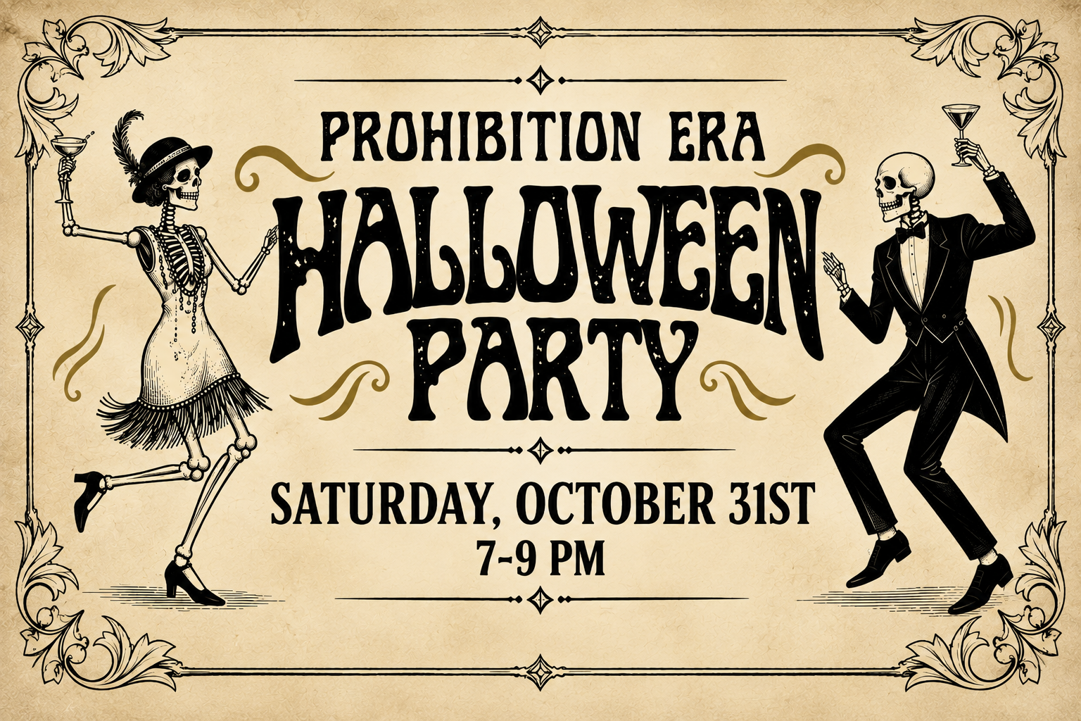 Prohibition Era Halloween Party (Tacoma)