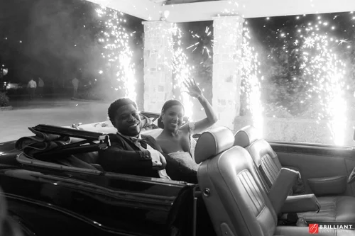 Cold sparklers first dance