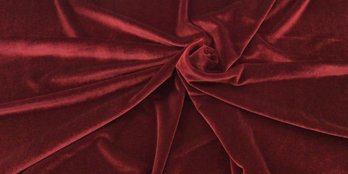 Wine Stretch Velvet