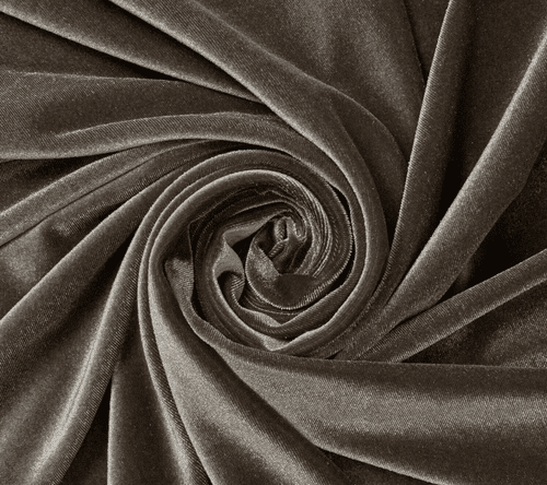 Charcoal Stretch Velvet