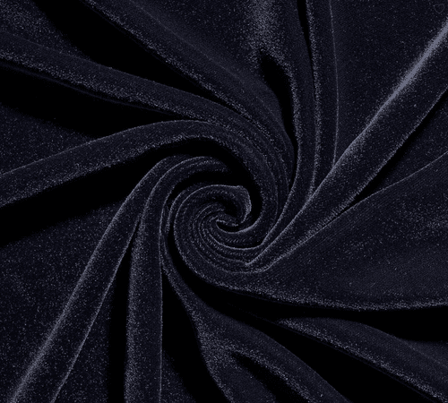 Navy Stretch Velvet
