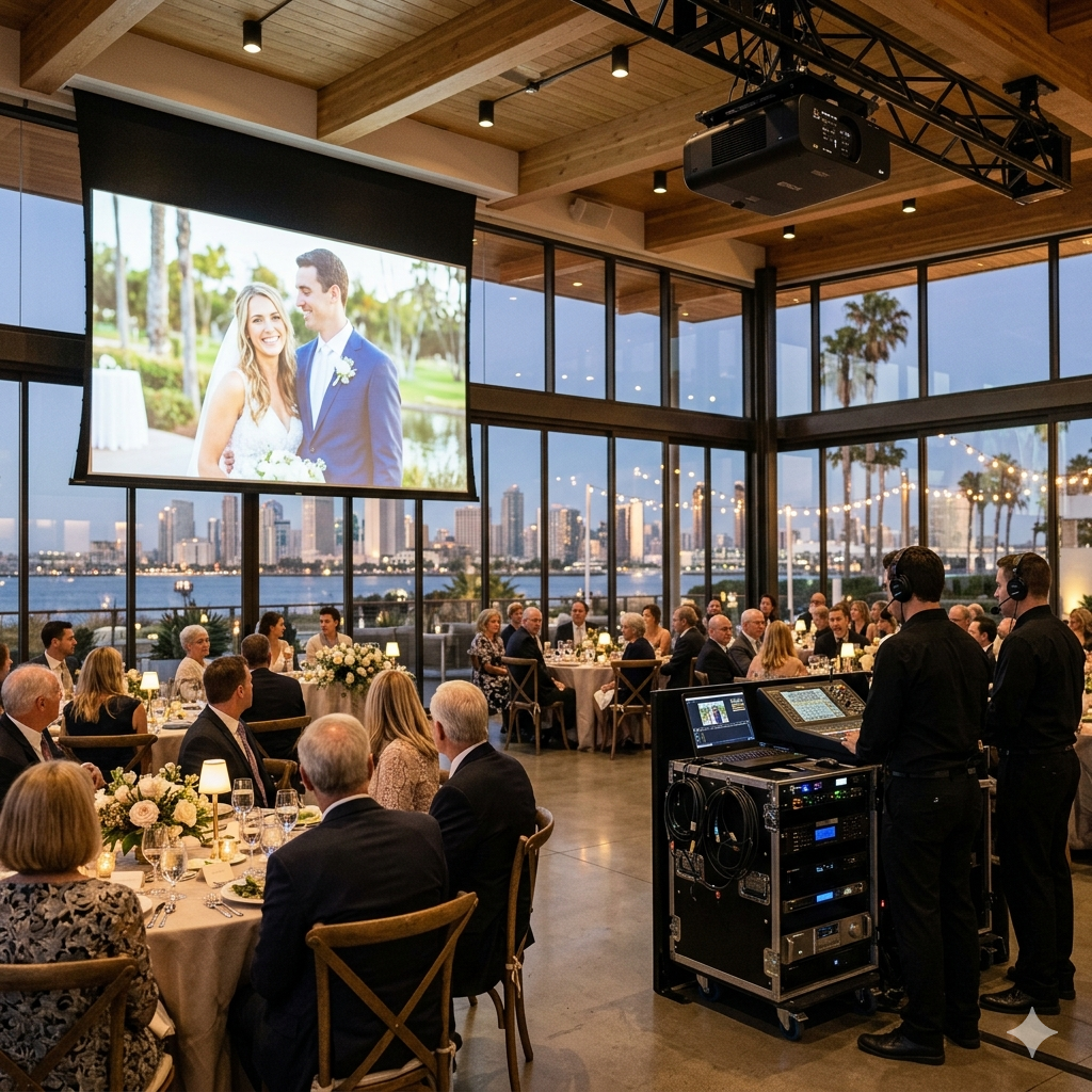 Projector Screen Rental for Events: Choosing the Right Setup for Your San Diego Venue