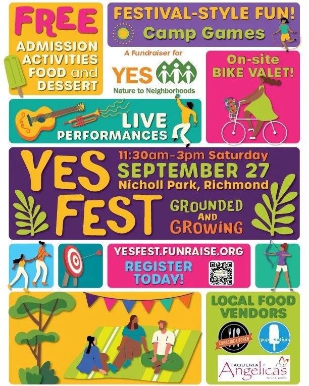 Get ready, Richmond... YES Fest is just one week away! 🤩

Join us for what will be one of our biggest events yet! A FREE community festival filled with:
✨ A full-size climbing wall
✨ Prizes and giveaways
✨ Archery, gaga ball, arts &amp; crafts, and 