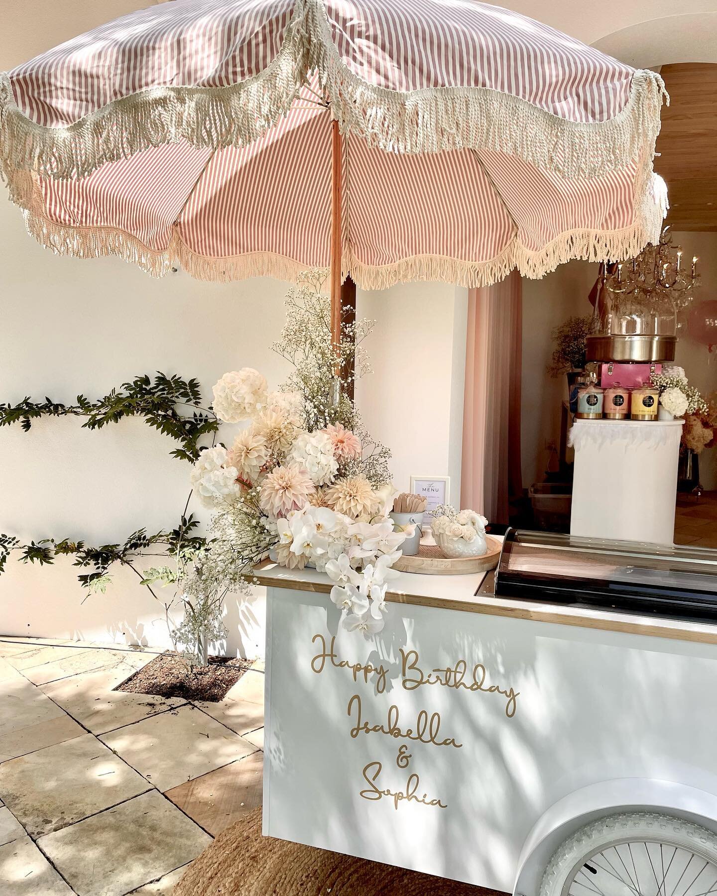 A kids party isn&rsquo;t a party unless you have a super cute little set up like this ice-cream cart. 🍦

Thanks @address_home_and_lifestyle for having us.

Ice cream cart | @the_cartery 
Florals | @libertyeventstyling @sonadora_nz 

#icecream #icecr