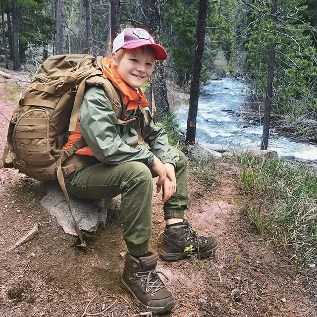 The best part of backpacking just may be sitting down to take a break from backpacking. At the end of our three-day backpacking trip (it snowed for the entirety of one of the days), I asked my son how much fun he had on a scale of one to ten. He said