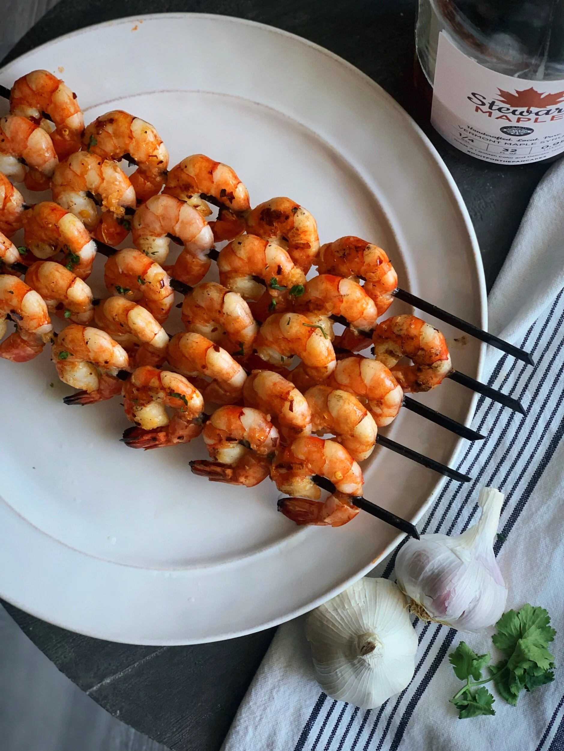 sweet heat grilled shrimp