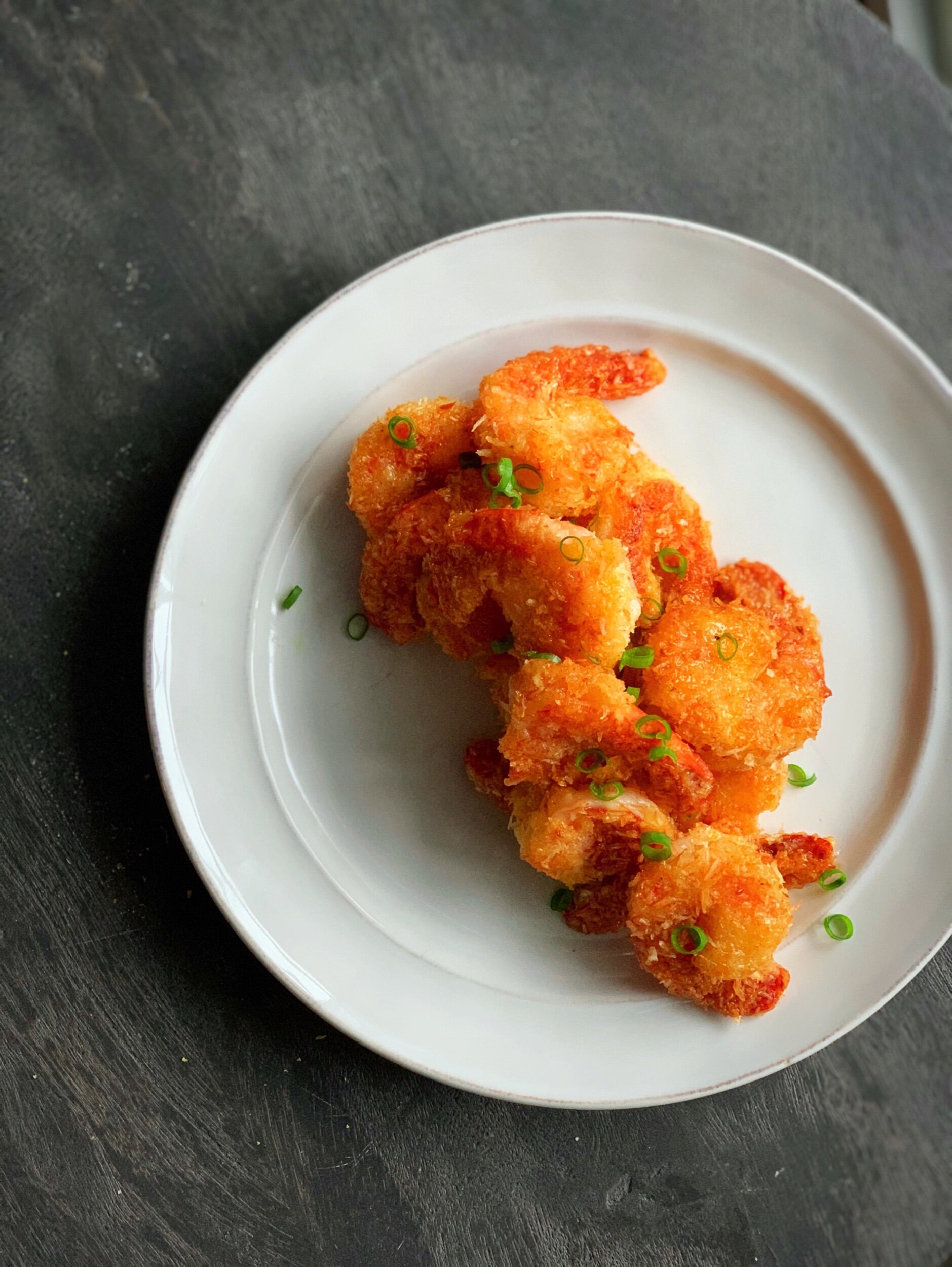 sticky coconut shrimp