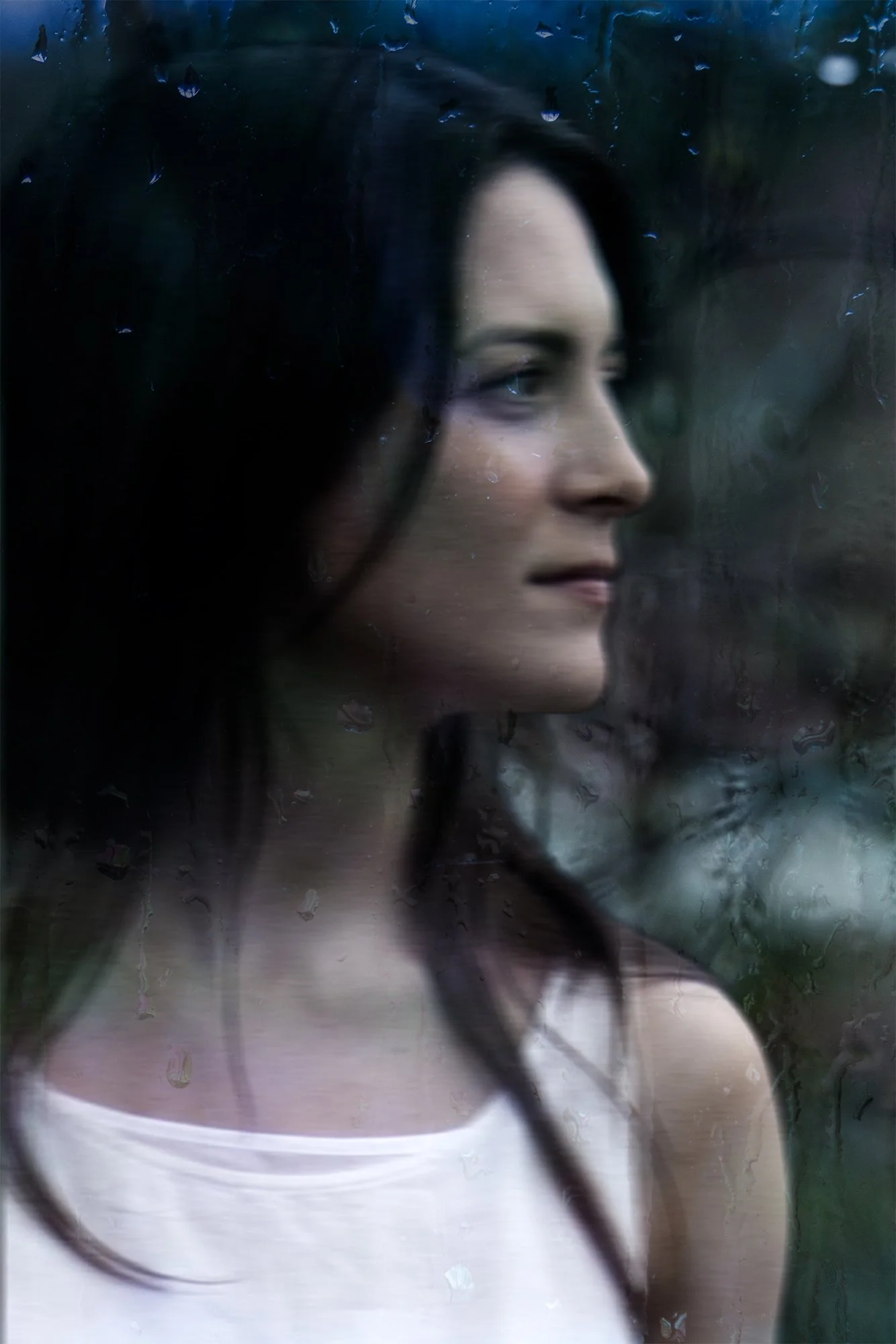 rainy glass