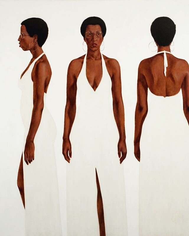 That feeling when you see a work of art that makes your heart stop for a second, then gives 👏🏾 you 👏🏾 life 👏🏾. The paintings of Barkley L. Hendricks (April 16, 1945 &ndash; April 18, 2017) are so tactile, so moving, and there are so many of the