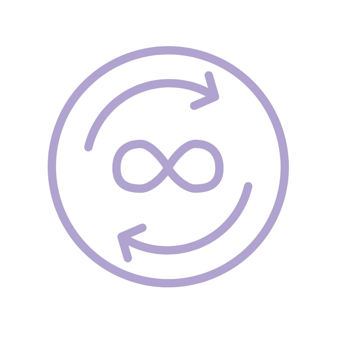 Finds herself stuck in cycles of emotional eating, food guilt, or stress snacking