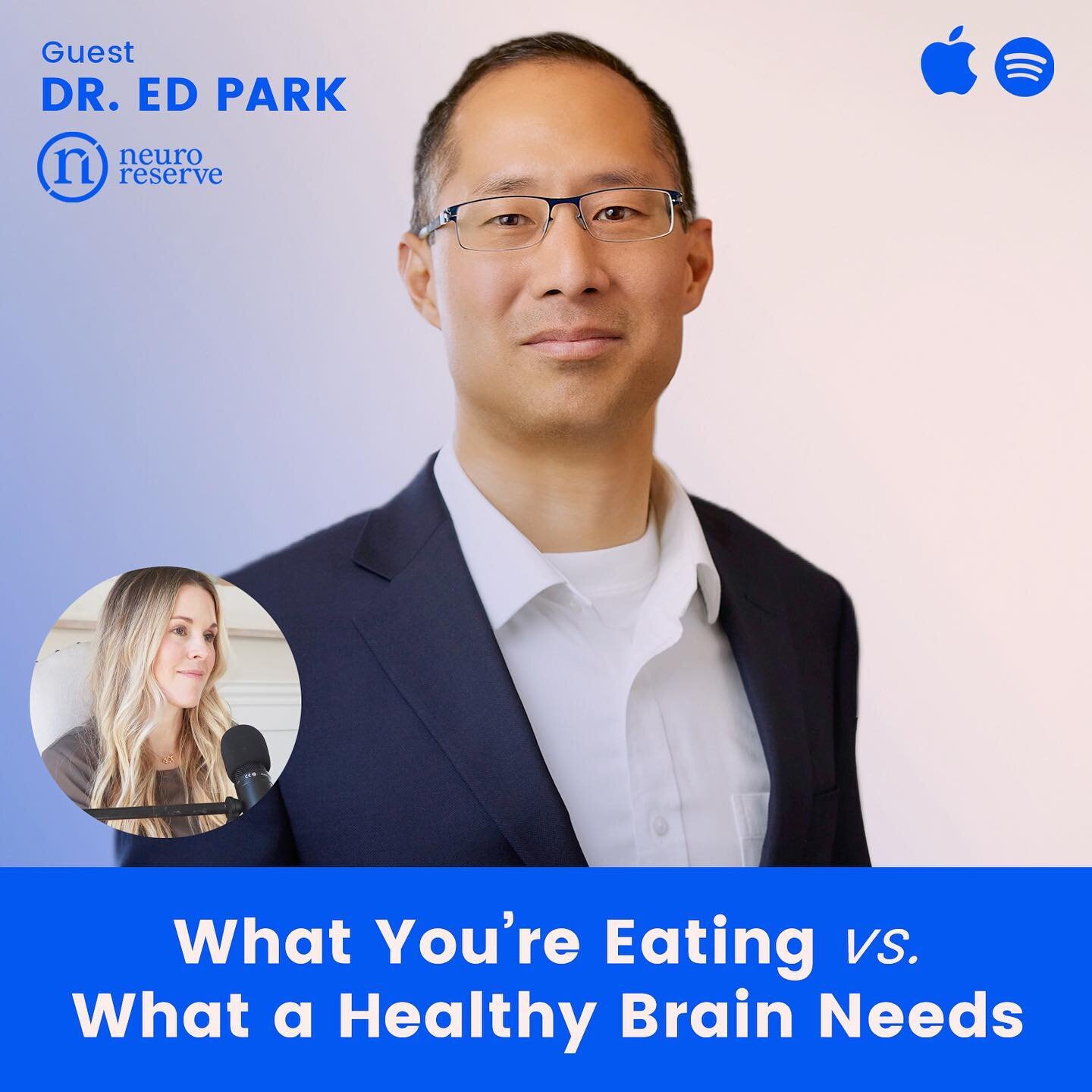 What You&rsquo;re Eating vs. What a Healthy Brain Needs 🧠🍎

Today we talk with Dr. Ed Park the founder of Neuroreserve, the company who makes the product Relevate which is a state of the art nutrition supplement for the brain designed to closed the