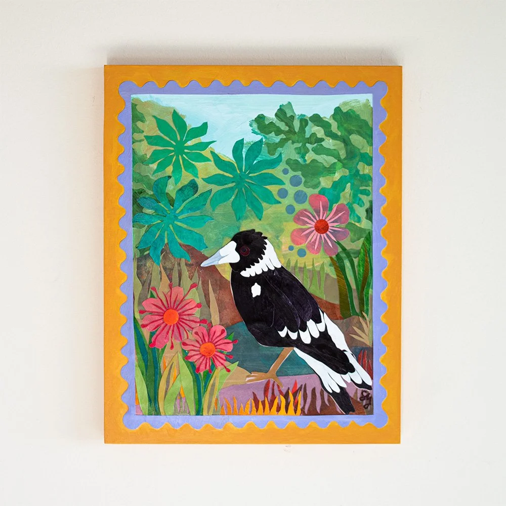 "Oh Hello There" Original Artwork by Sandra Gale