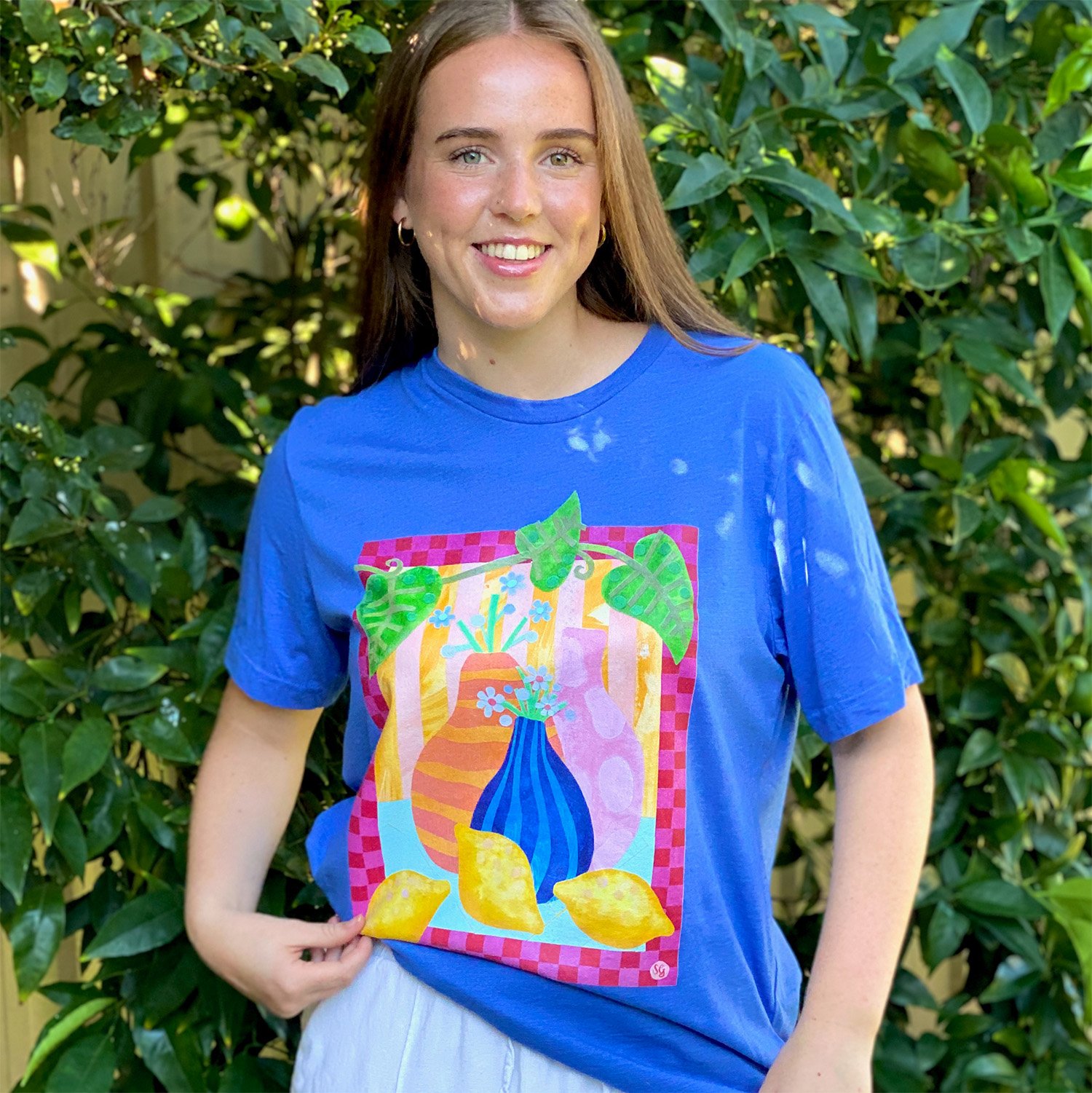 SGT029-bright-playful-graphic-tee-sunny-days-ahead-sandra-gale.jpg