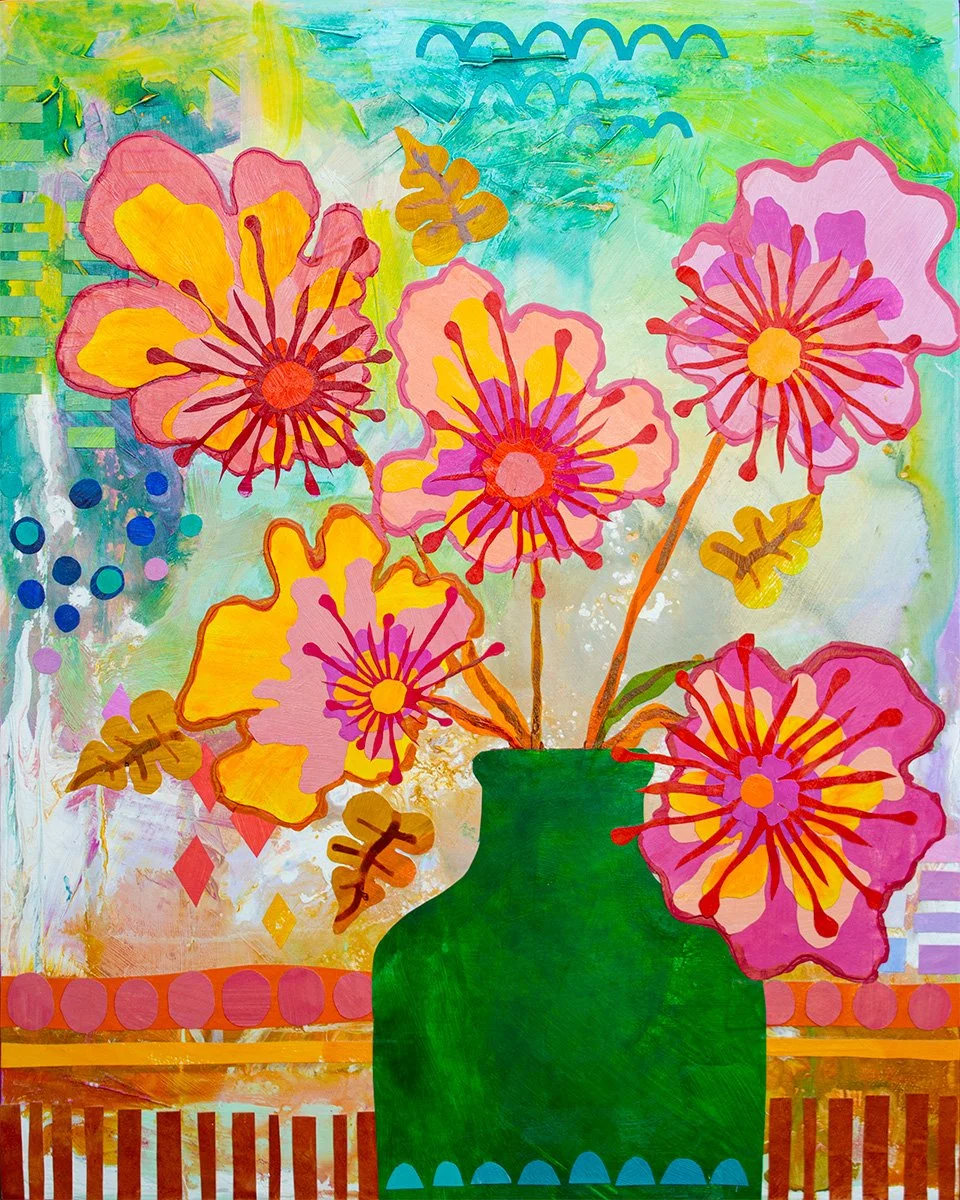 SG063 Between Order and Chaos Sandra Gale original floral art.jpg