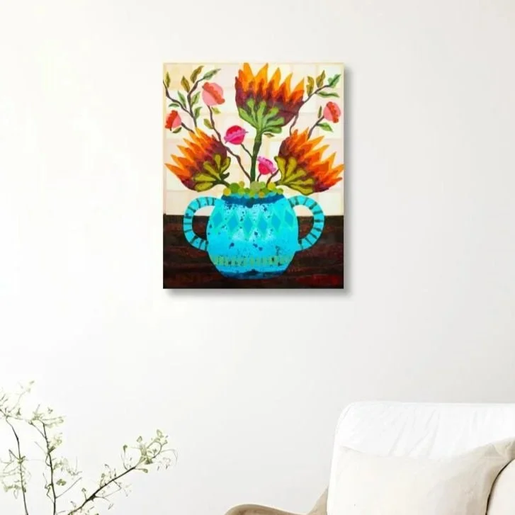 “Not Here To Play Small” Original Still Life by Sandra Gale