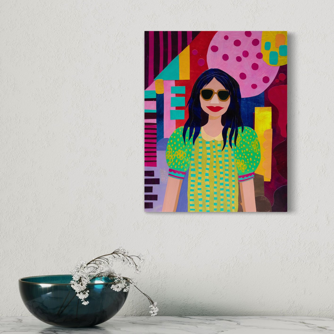 SG031 Make Your Own Rules Wall Art Portrait styled 2.jpg