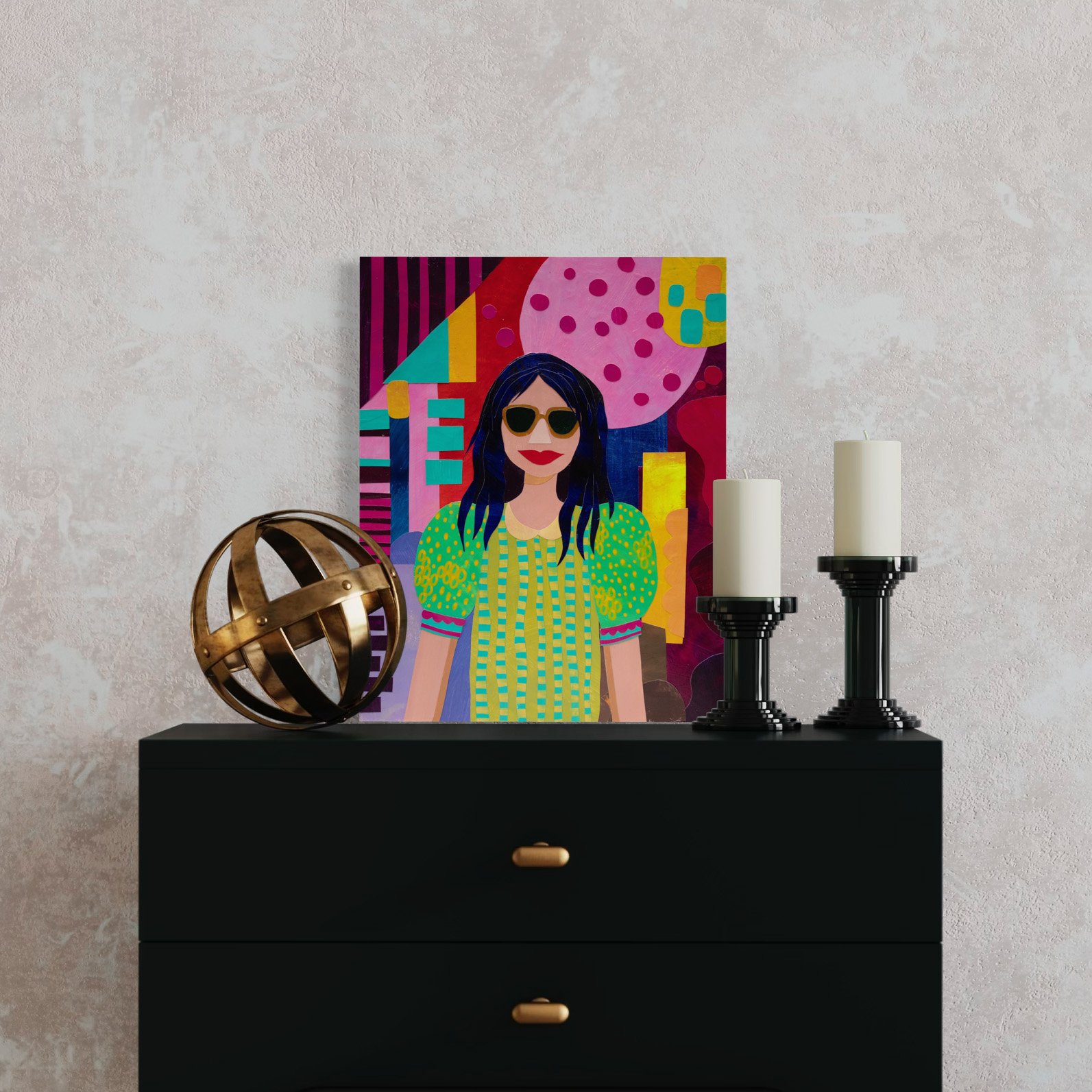 SG031 Make Your Own Rules Wall Art Portrait styled 3.jpg