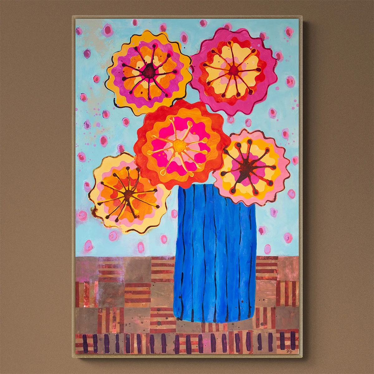 "Bloom Big & Bright" Original Art by Sandra Gale