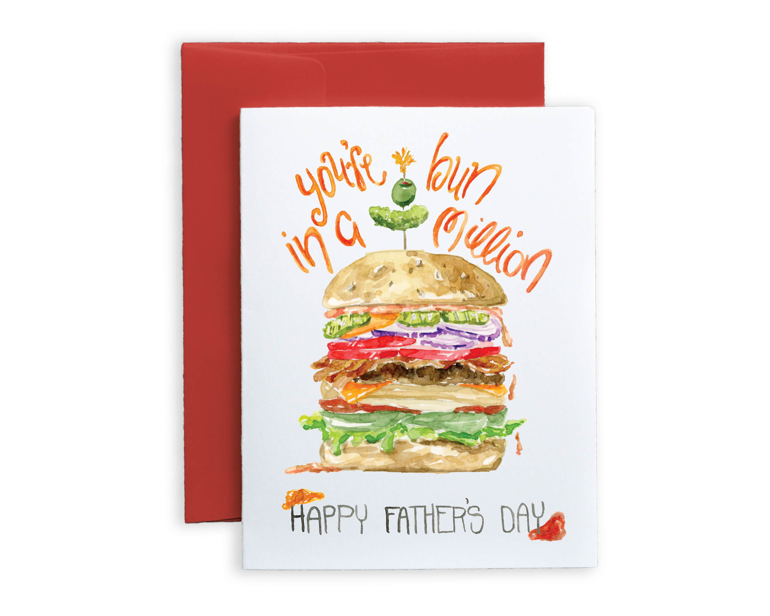 You're Bun In A Million Father's Day Card