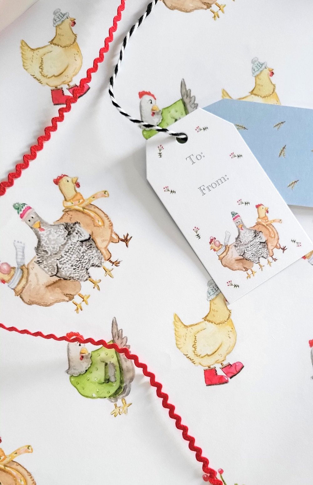 Merry Christmas Wrapping Paper - Green – The Chicks