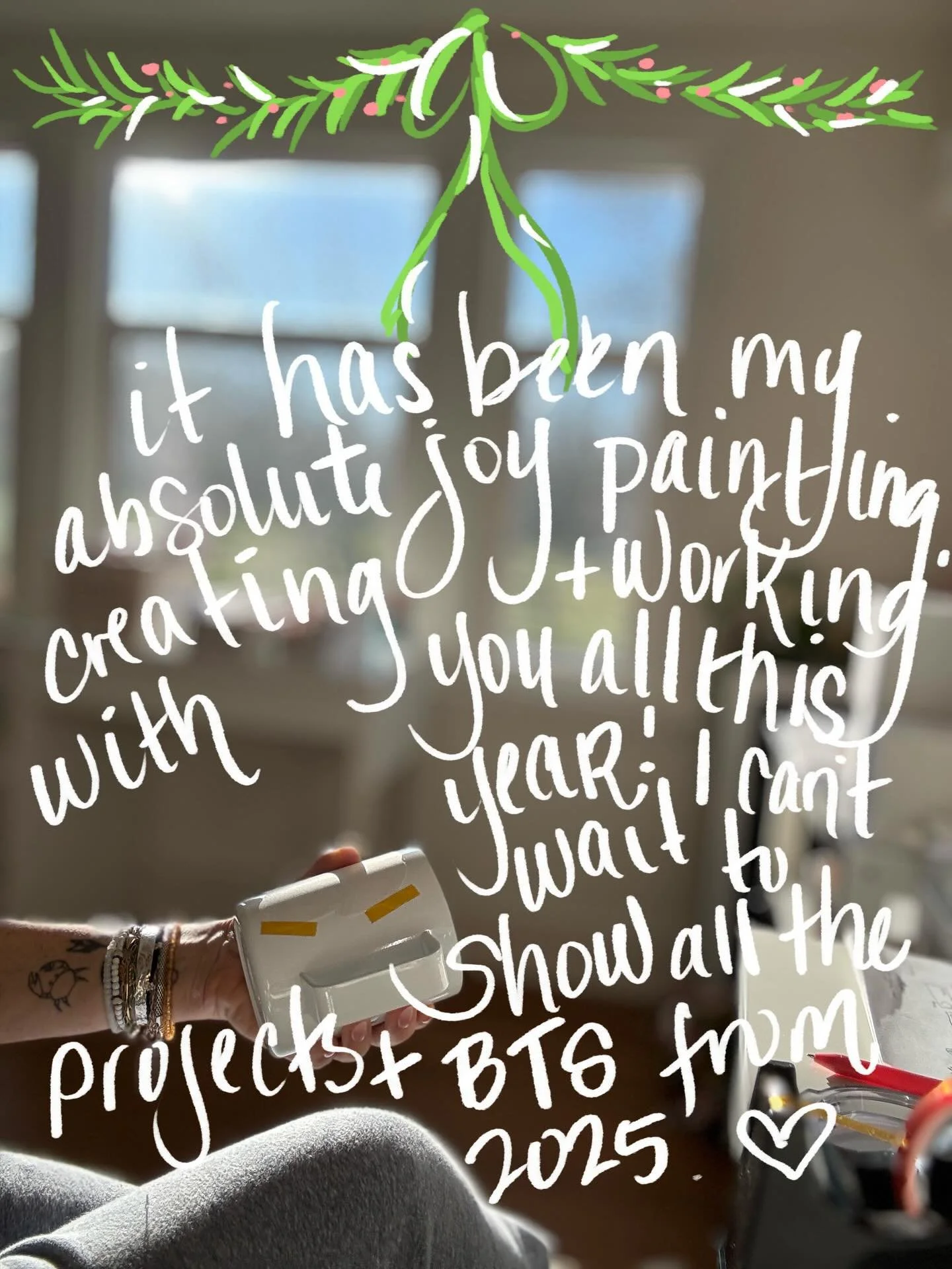 2025 was one for the books, literally! I can&rsquo;t wait to start showcasing all the projects I had the privilege to create for you during the year 💛
In January I&rsquo;ll start sharing the special pieces that went to their new homes, the work that