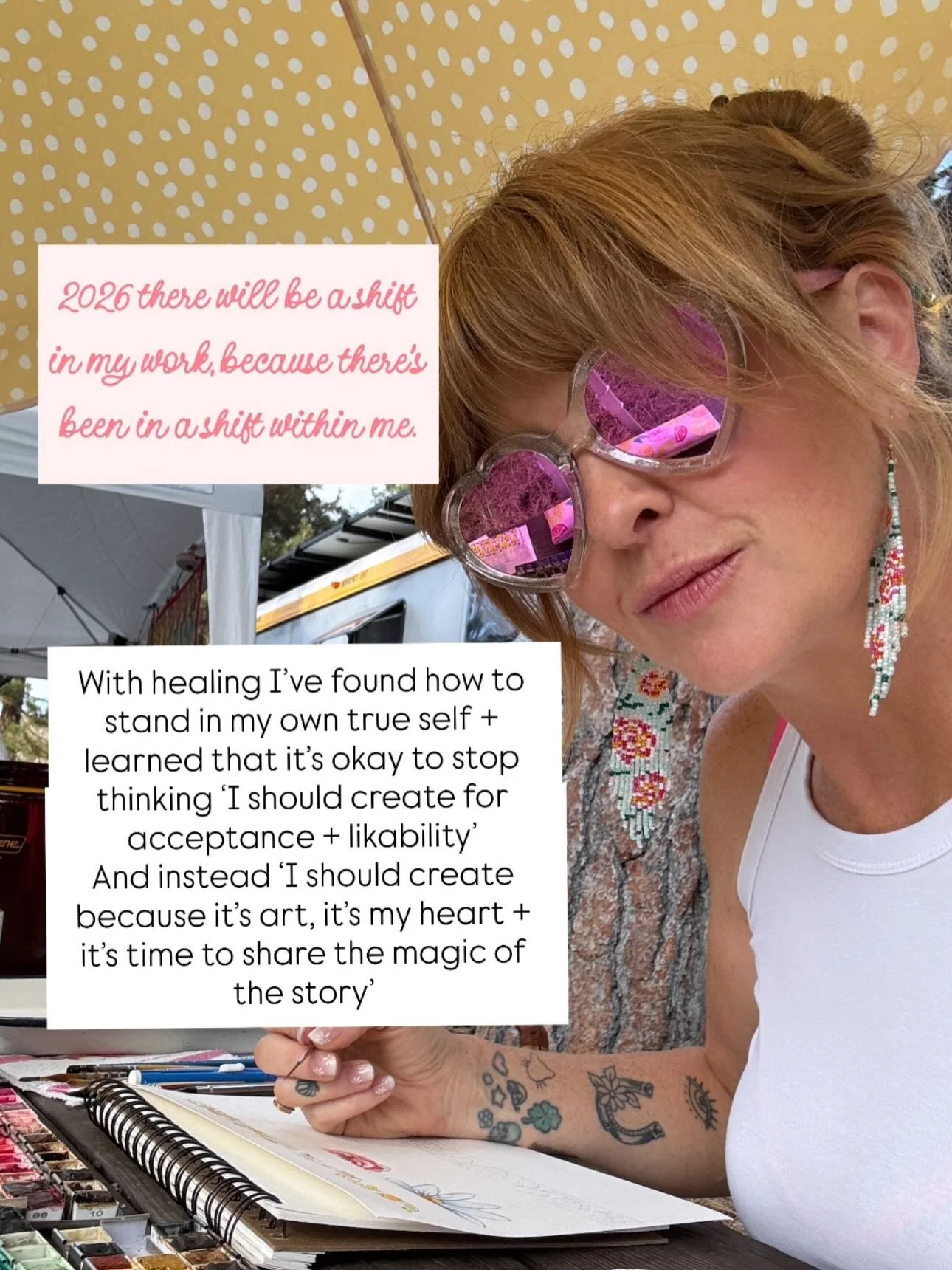 🚙 As I head out this morning to my residency to spend time at the ocean + create, there&rsquo;s been a shift within ✨ Sharing with you would be an honor, thank you for being here 💛&hellip;

More to come as it&rsquo;s a chapter that has yet to be wr