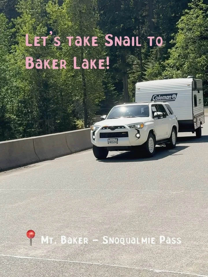 🐌 Let&rsquo;s take Snail to Baker Lake 🏔️
We went to find the Baker Blue Stone that can only be found in the Swift Creek that runs into Baker Lake&hellip;but we kinda researched what they looked like before loosing cell service 🤣 BUT my daughter d