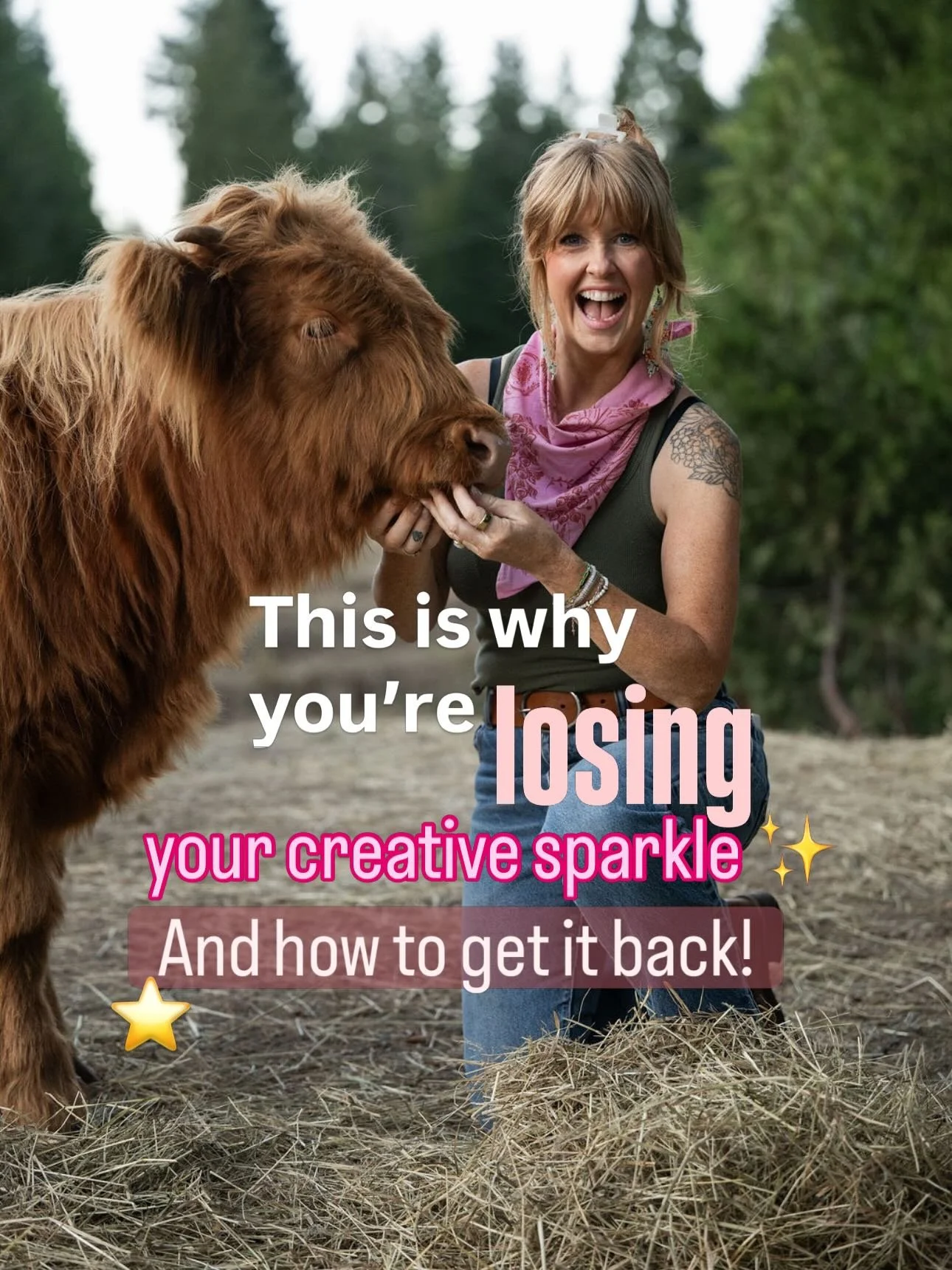 ⚡️ You&rsquo;ve got the magic in you&hellip;we just let others voice muck it all up. 💫

⭐️ We live in an OVER consuming state of mind. The world is constantly sending us messages more, more, more&hellip;and it&rsquo;s killing our creativity. 

&bull