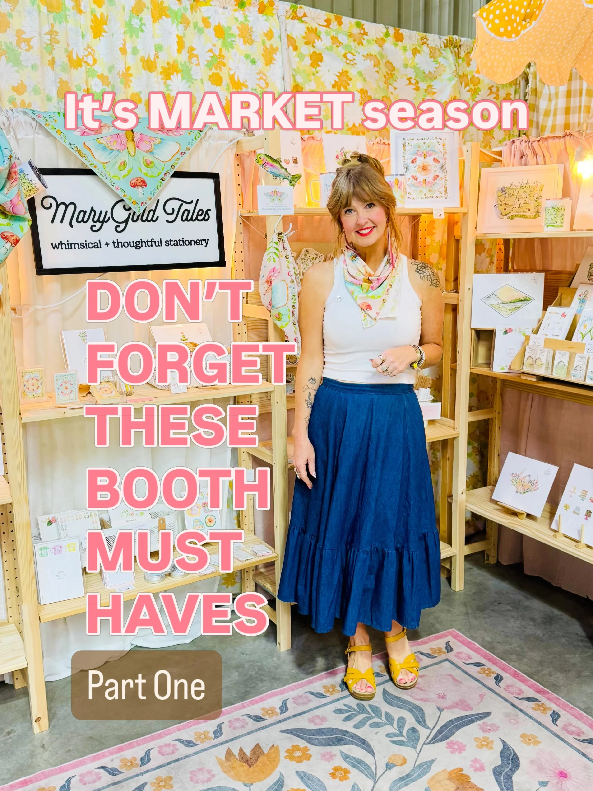 ⛱️ I want to be your market mama 🤗
Gather round sweet babes, I&rsquo;ll be sharing all the tips for market season over the next few weeks. 
 
I&rsquo;m 5 years into the journey of loading up and hauling my work around the state and there&rsquo;s a l