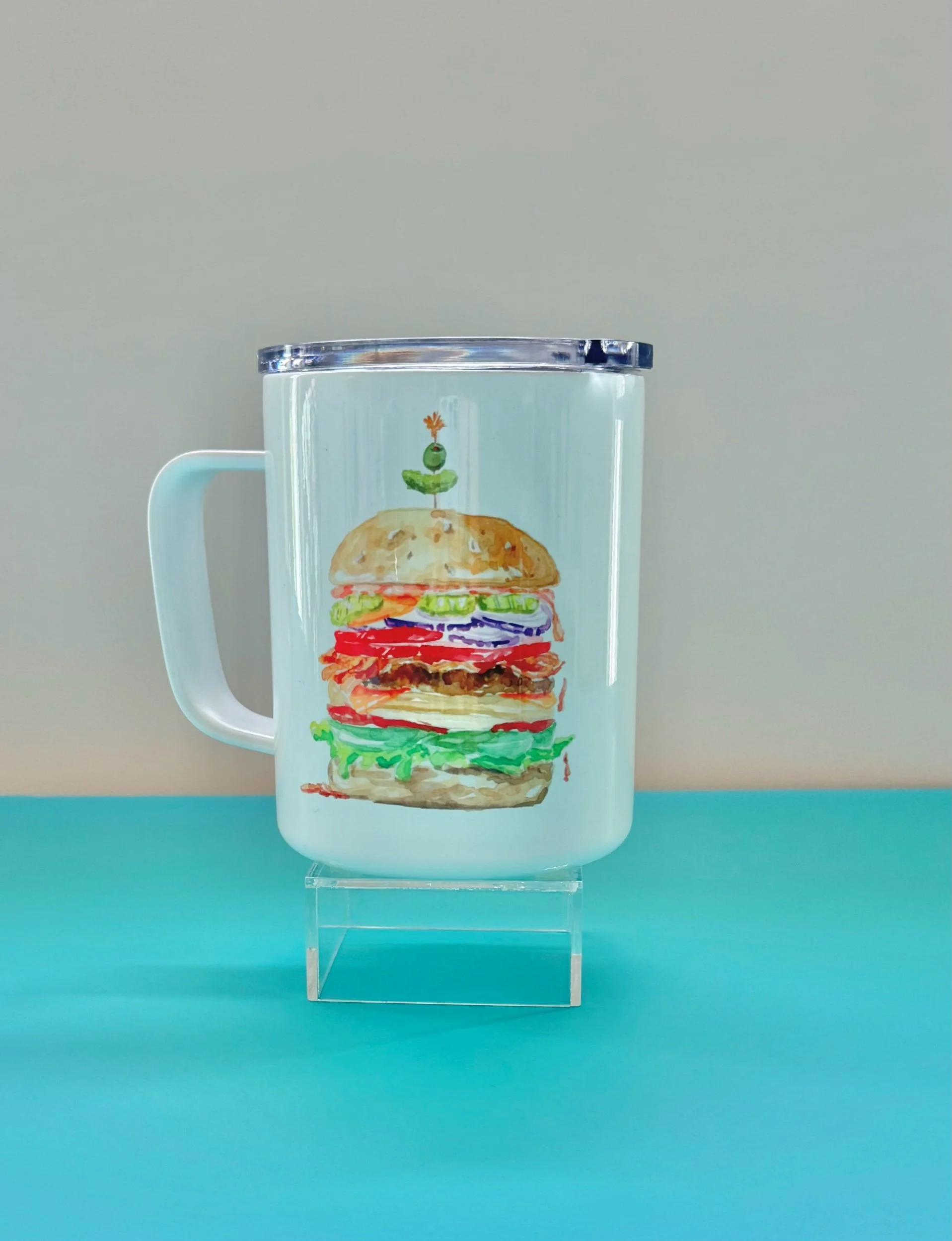 Juicy Burger Travel Mug