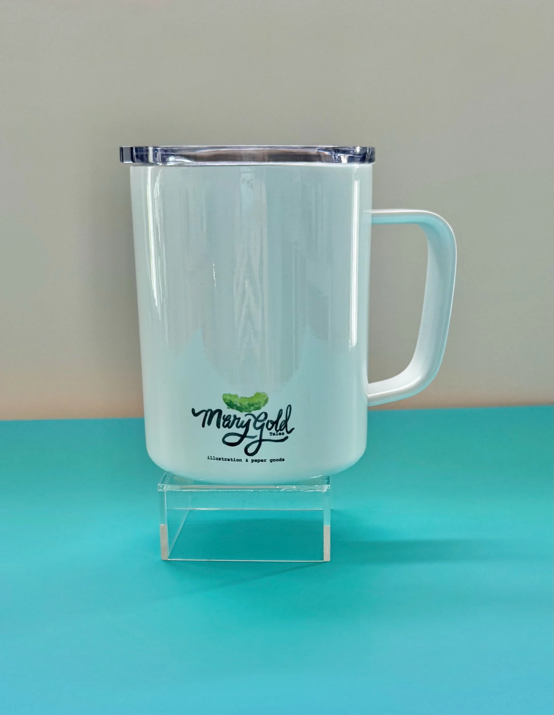 cheeseburger travel mug
