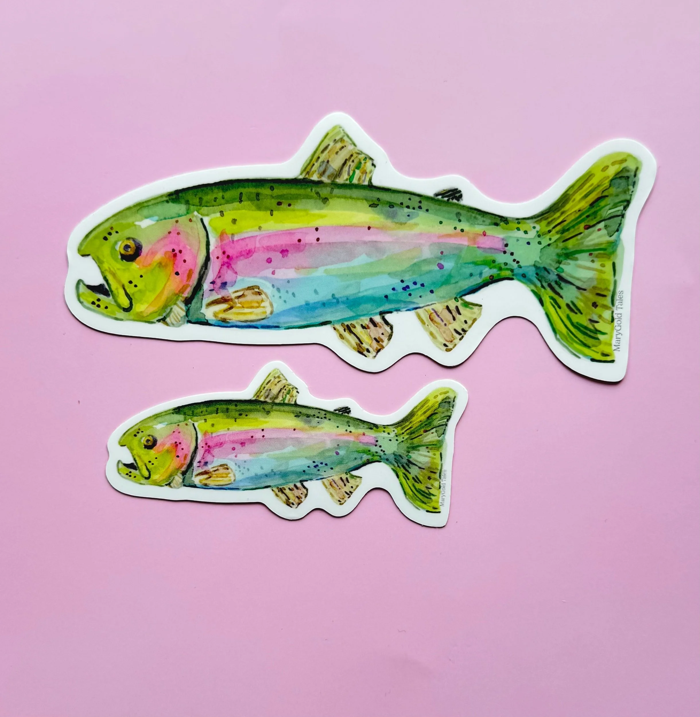 Rainbow Trout Vinyl Sticker