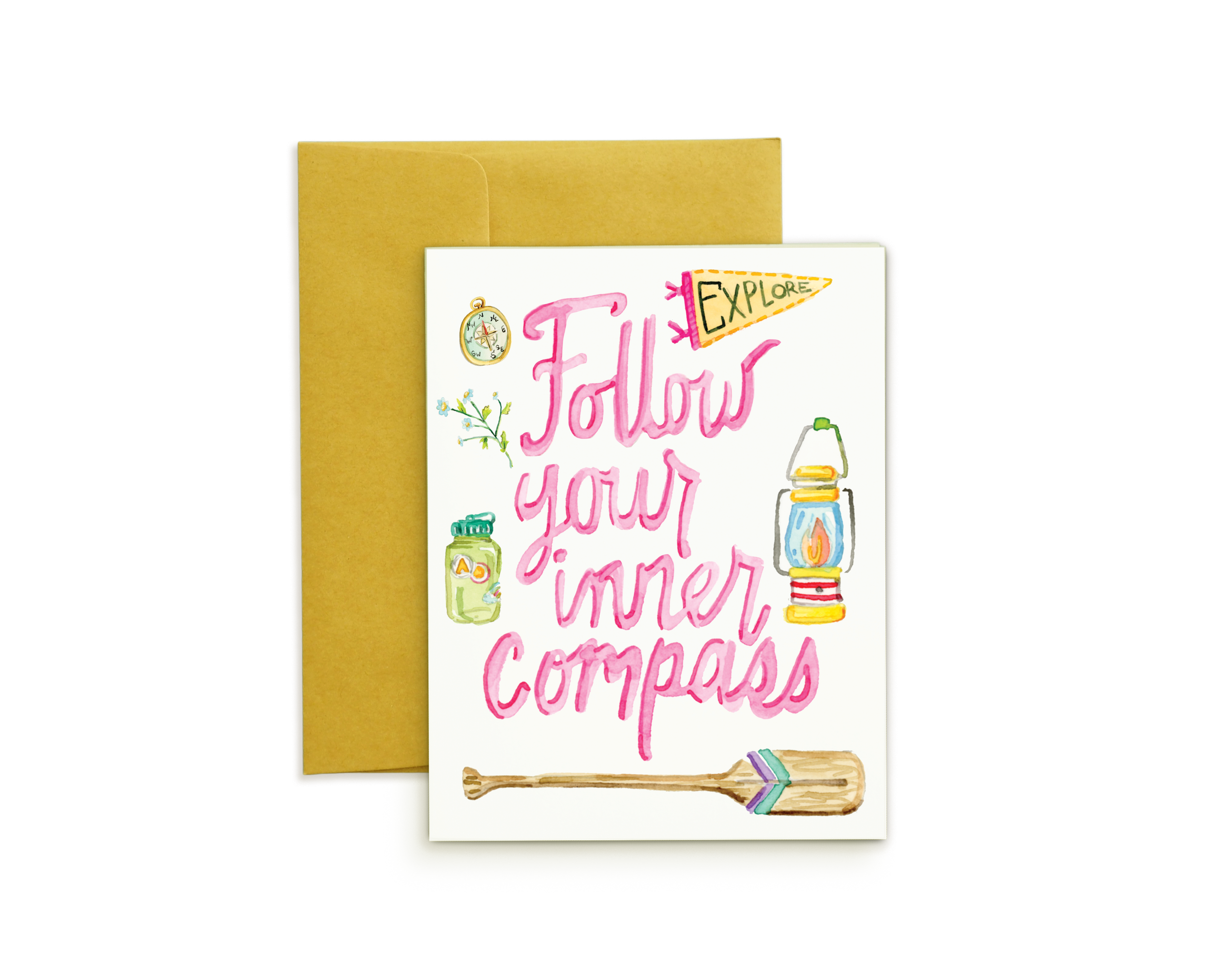 Follow Your Inner Compass Card