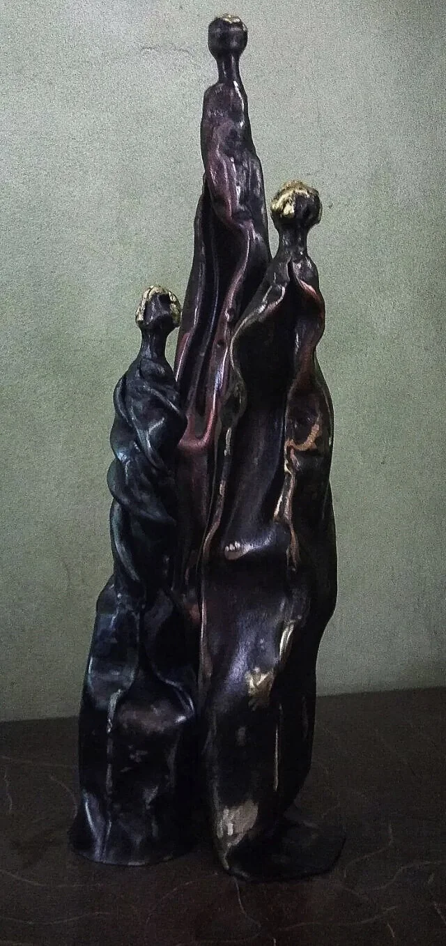 3 Forged Abstract Figures