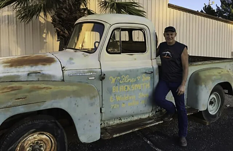 Ken with old truck