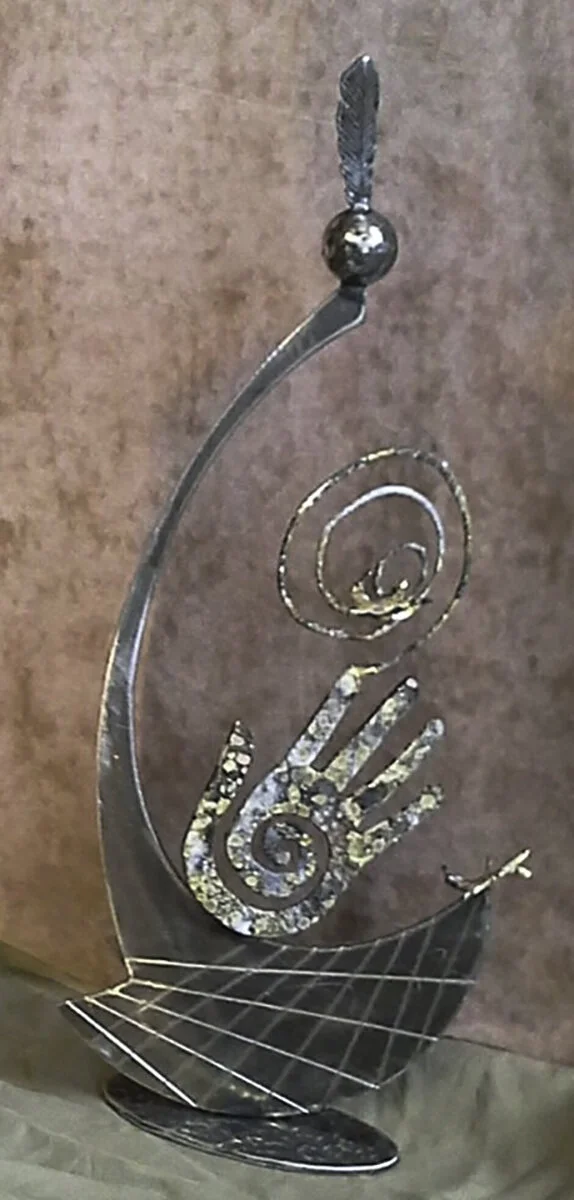 Spiral of Life Shaman Table Top Sculpture