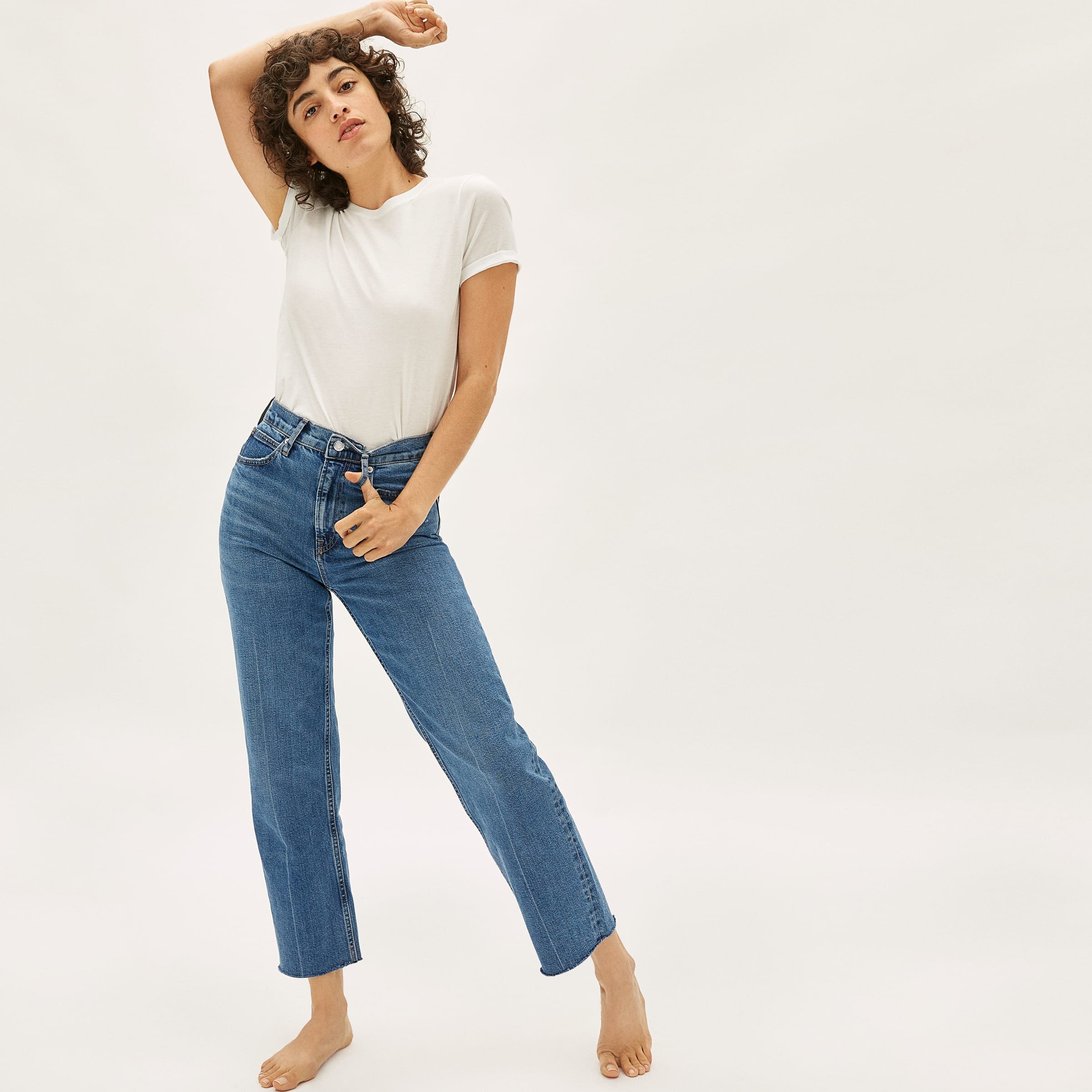 Everlane Vs. Levi’s Jean Review: Way Highs vs Levi's Ribcage Jeans ...