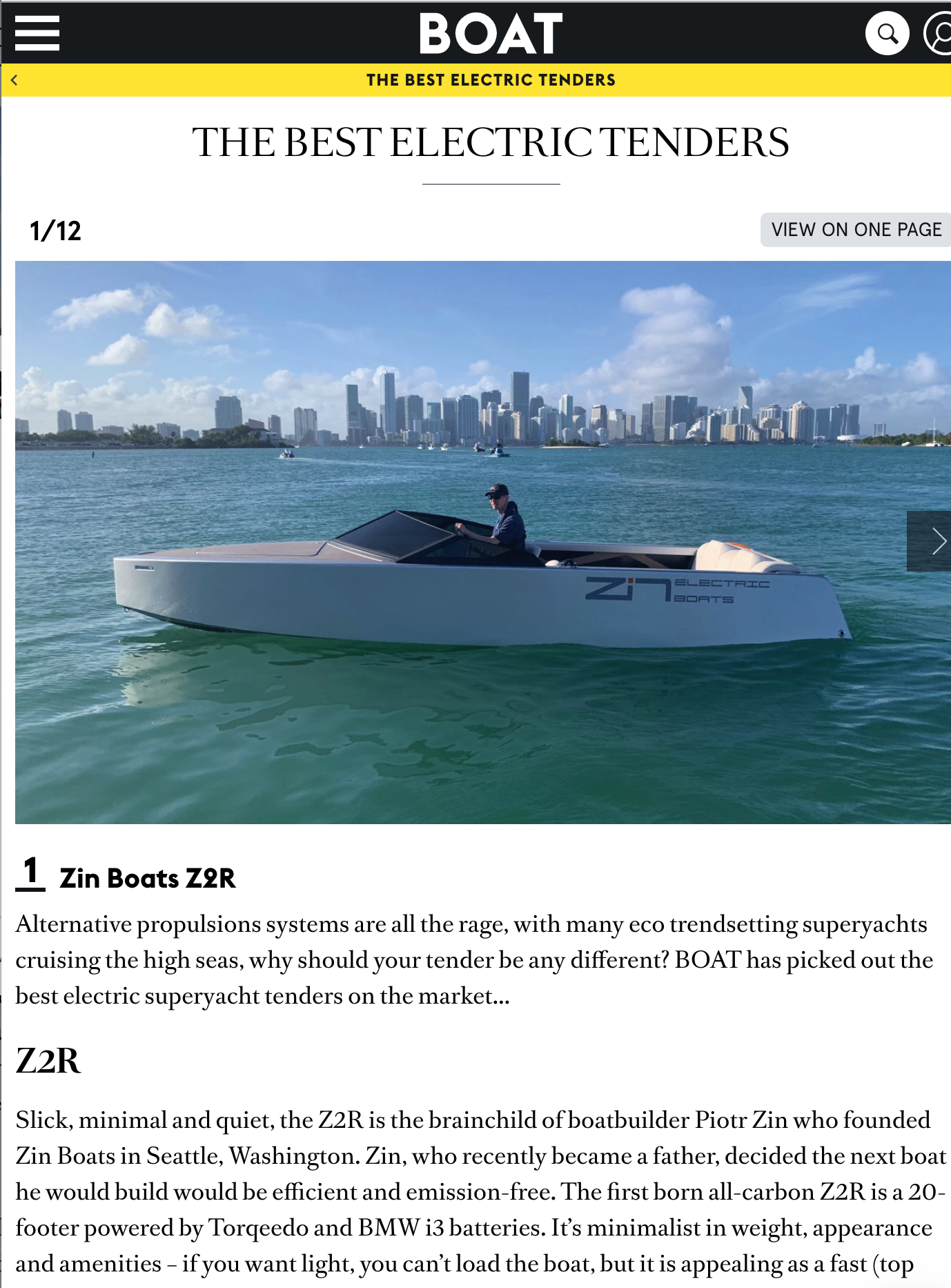 Zin Boats Reviews — Zin Boats