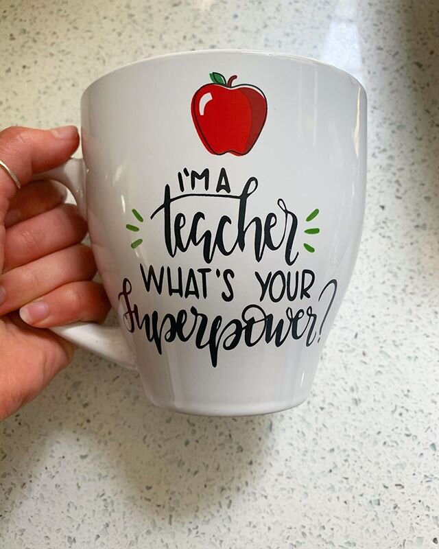 One of my students last year got me this mug, and it is pretty much the only thing I&rsquo;ll drink out of. HAPPY TEACHER APPRECIATION WEEK, thank you to the educators who are fighting to make this world a better place. 🍎