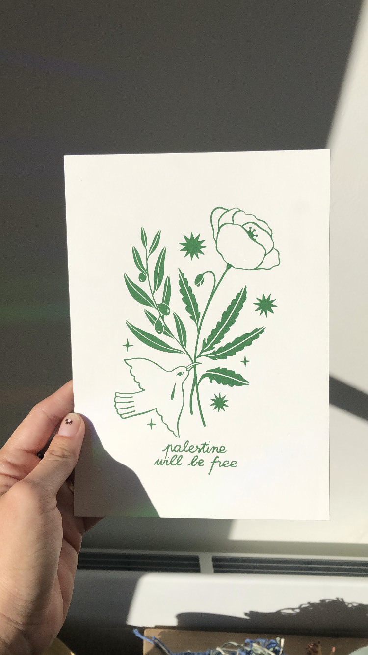 Palestine Will Be Free - Screen printing A5