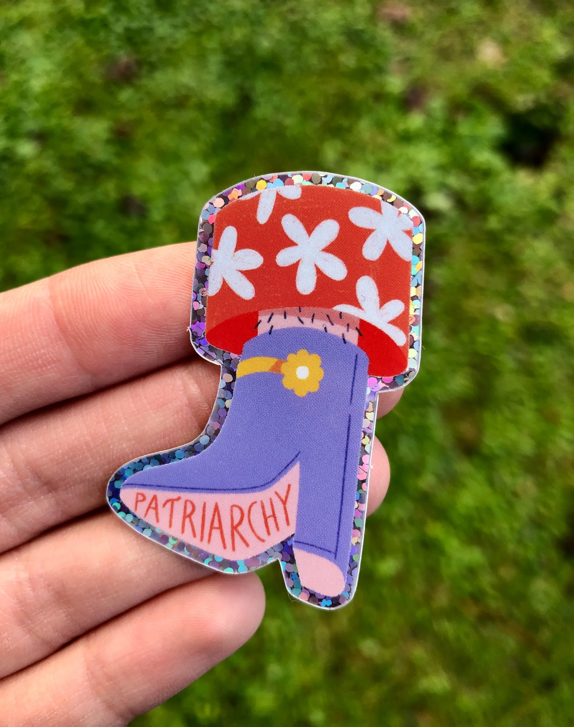 Kick the Patriarchy - Sticker