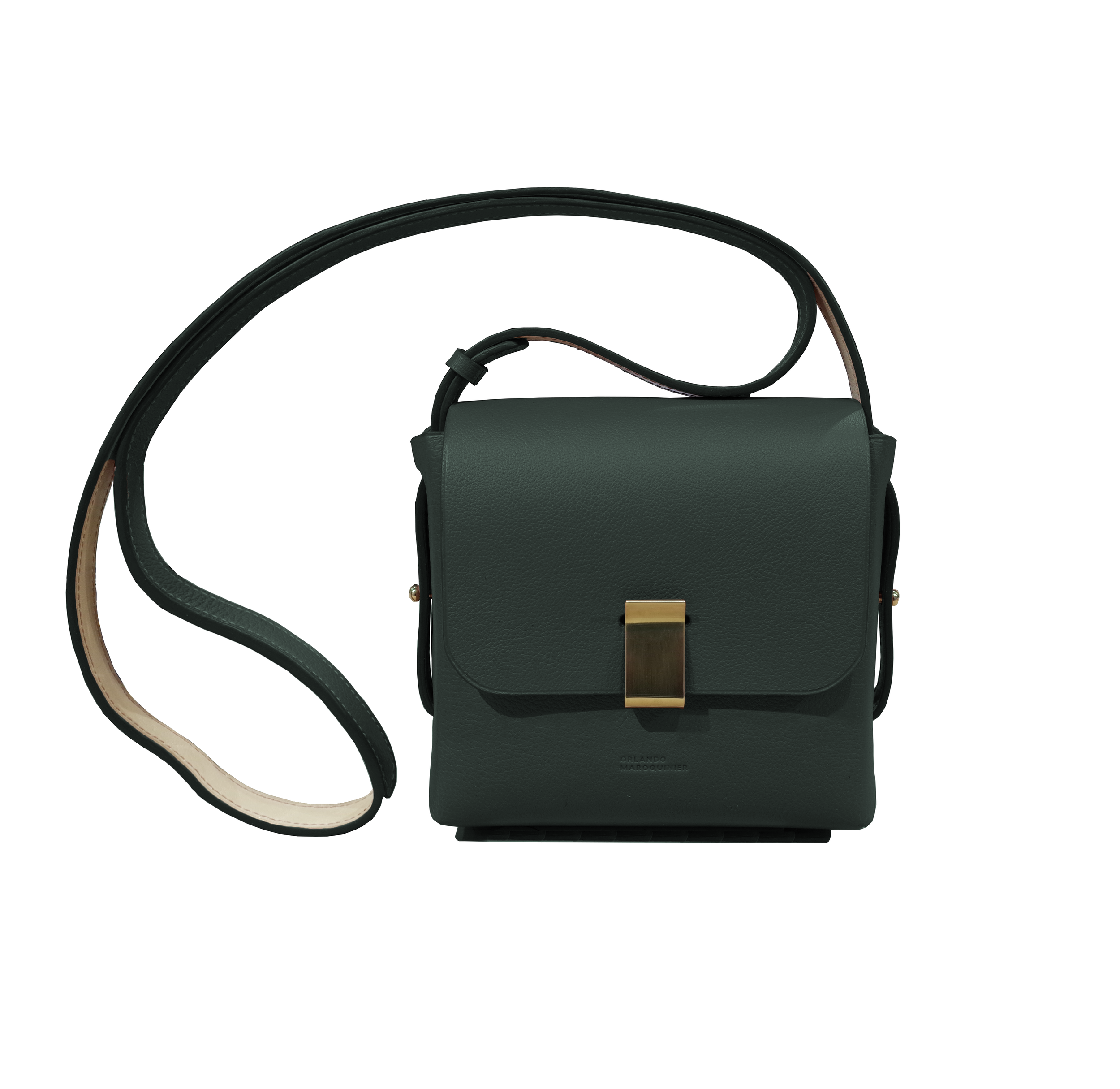 plié_crossbody_dark green_white.png