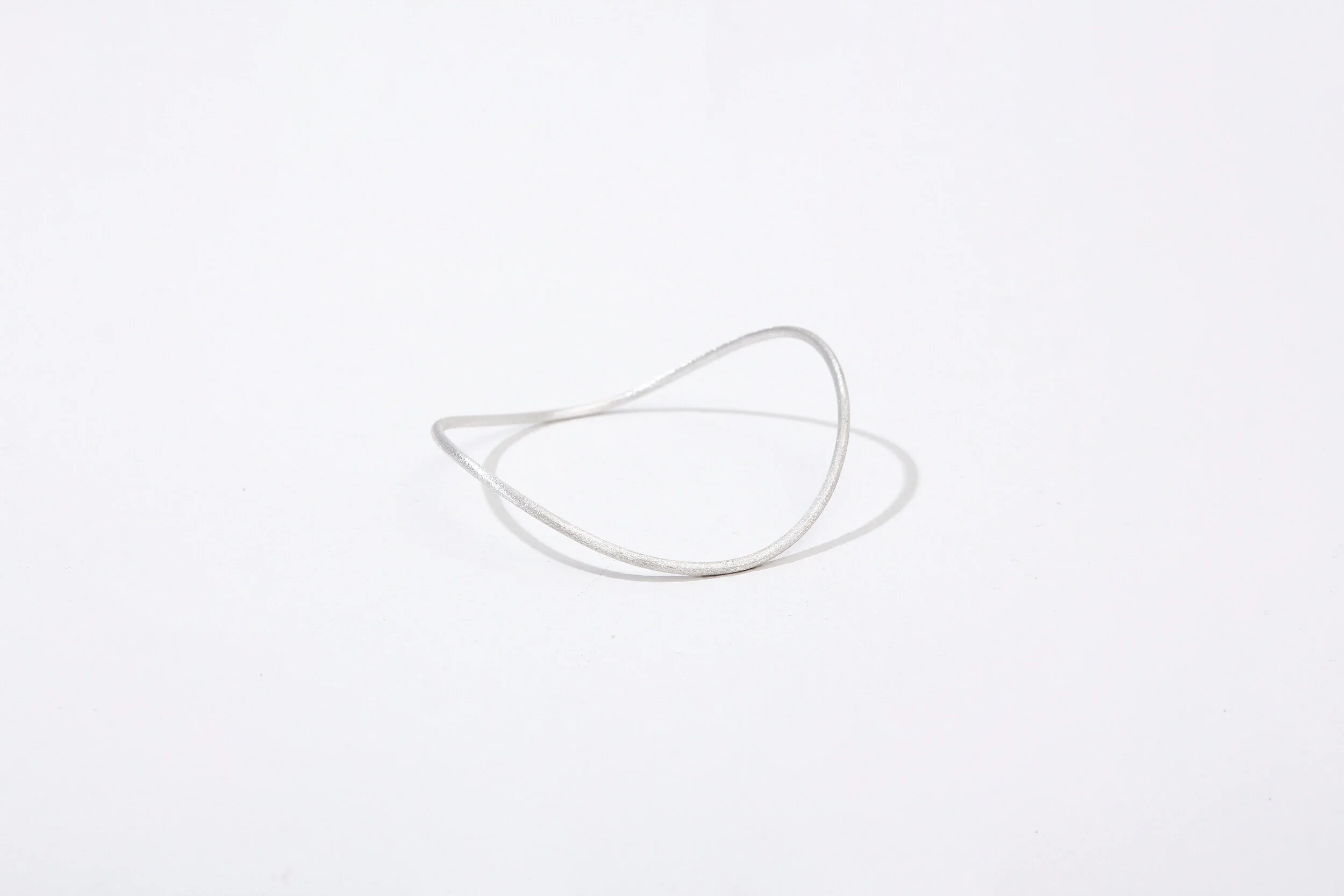 Wave Bangle | Silver