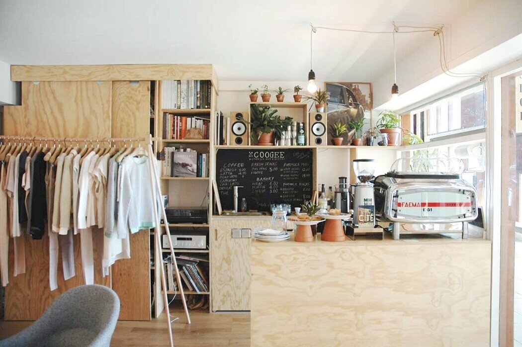 Concept-store Semis x Café Coogee. Cité Radieuse, Marseille.