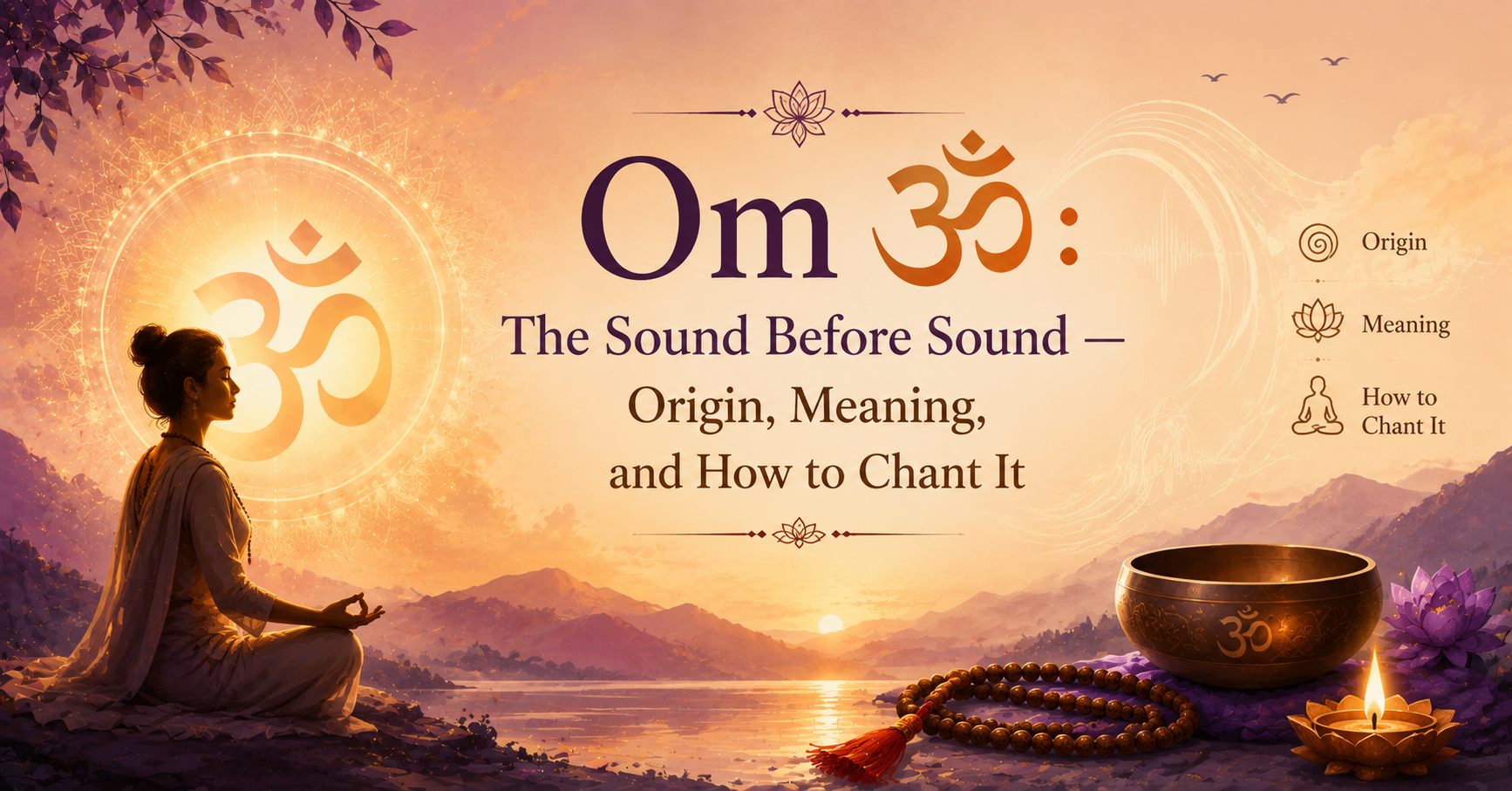 Om ॐ: The Sound Before Sound — Origin, Meaning, and How to Chant It