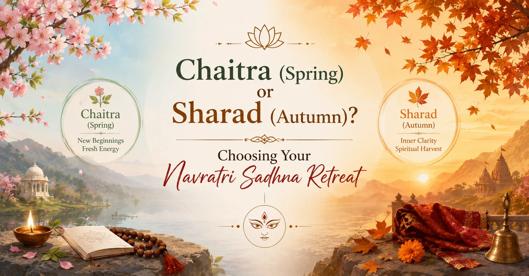 Chaitra (Spring) or Sharad (Autumn)? Choosing Your Navratri Sadhna Retreat