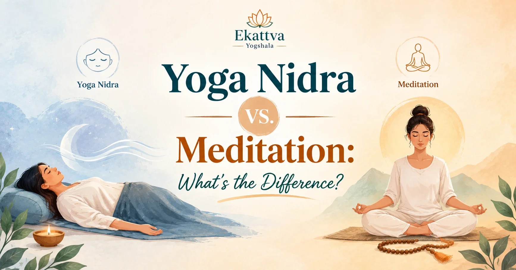Yoga Nidra vs. Meditation: What's the Difference?