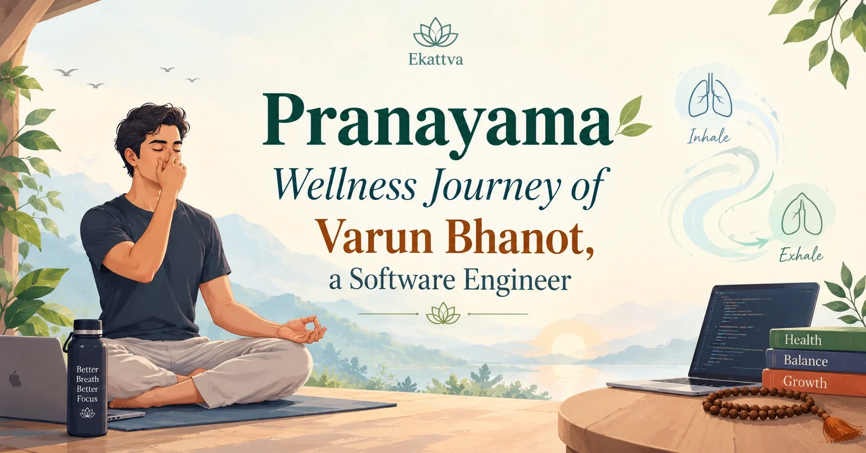 Pranayama Wellness Journey of Varun Bhanot, a Software Engineer